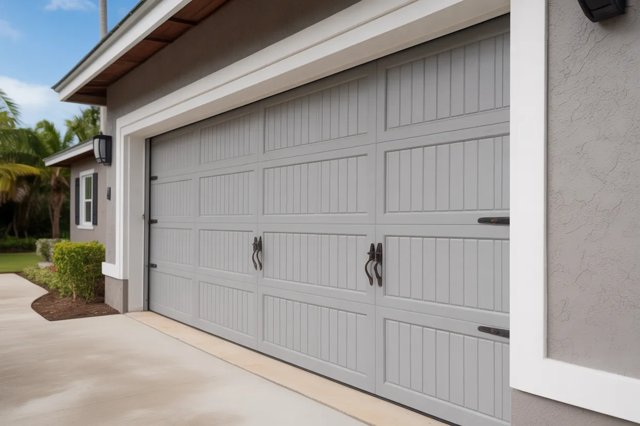Hurricane-rated garage door protection in Port Charlotte